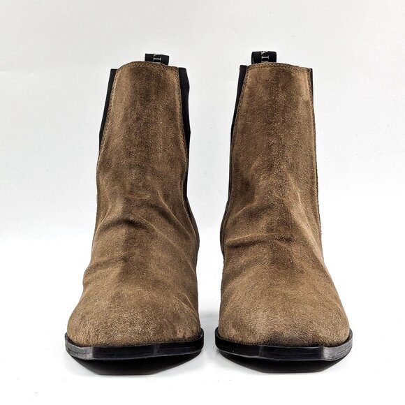 AllSaints Women Markus Dark Sand Chelsea Ankle Boots size 11US EUR41 - Picture 2 of 11